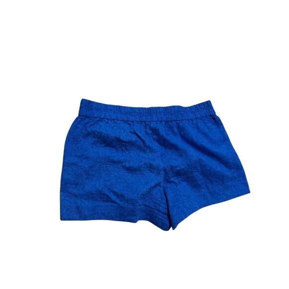 J. Crew Women's Size 10 Blue Floral Wrap Shorts Summer Casual - Picture 5 of 5